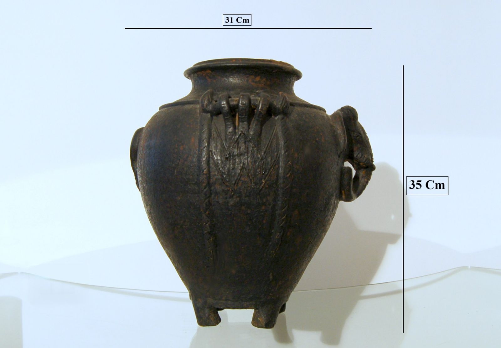 Vase Khmer Empire 11 Th / 12 Th Century / Angkor Period photo 1900.0