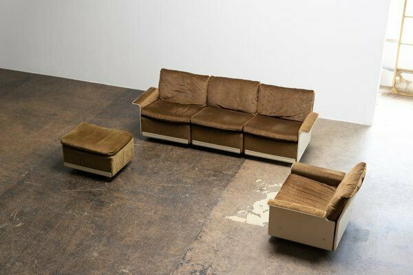 Mid Century Modern Rz62 Sofa Set By Dieter Rams For Vitsoe, 1962, Set Of 3 photo for sale