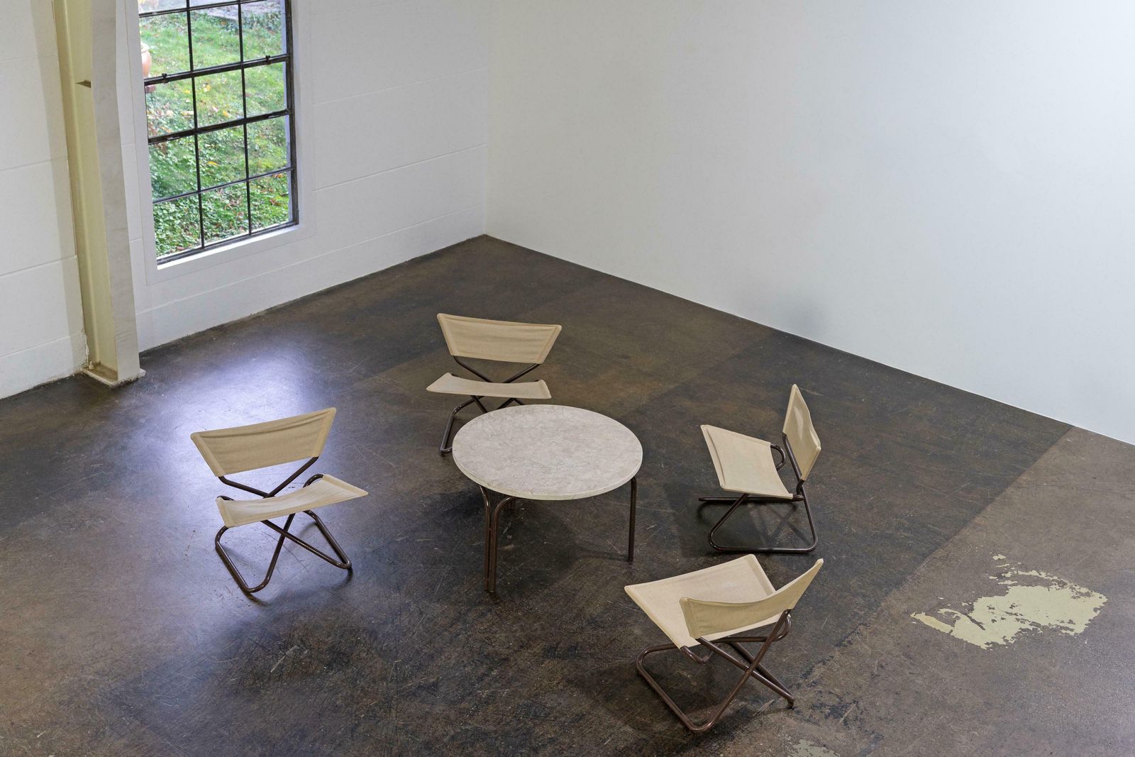 Four Z Down Folding Lounge Chairs And Table By Erik Magnussen, Torben ørskov photo Furniture