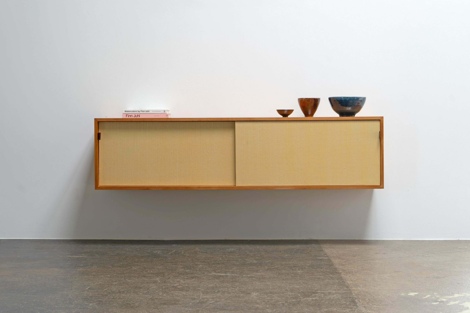 Mid Century Wall Hanging Sideboard By Florence Knoll, Knoll International, 1950s