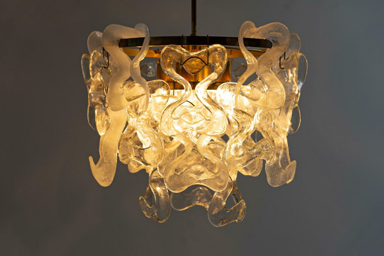 Mid Century Kalmar Leuchten   "Catena" Chandelier By Carlo Nason, 1960s