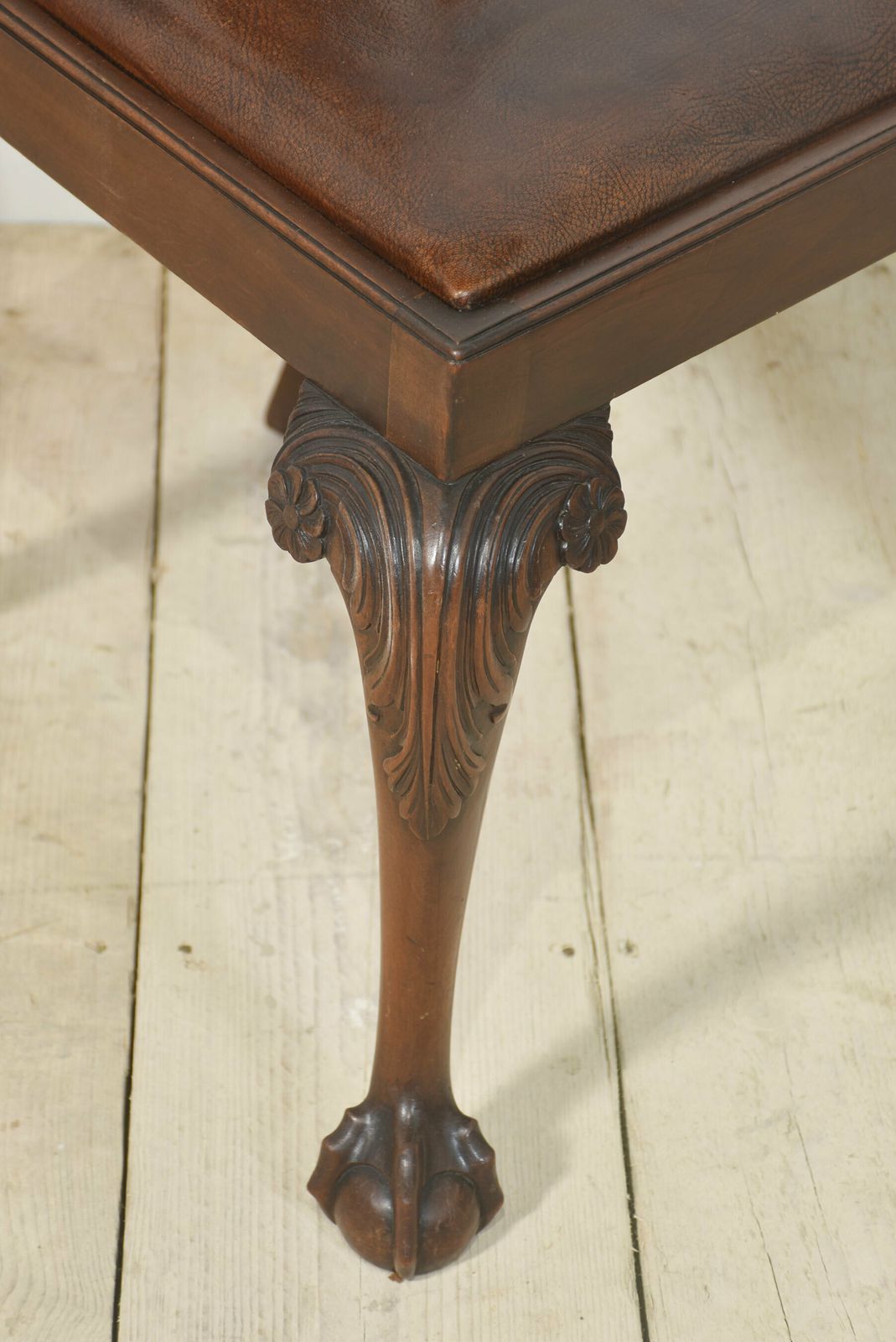 Set Of Eight Mahogany Dining Chairs In Chippendale Style photo furniture