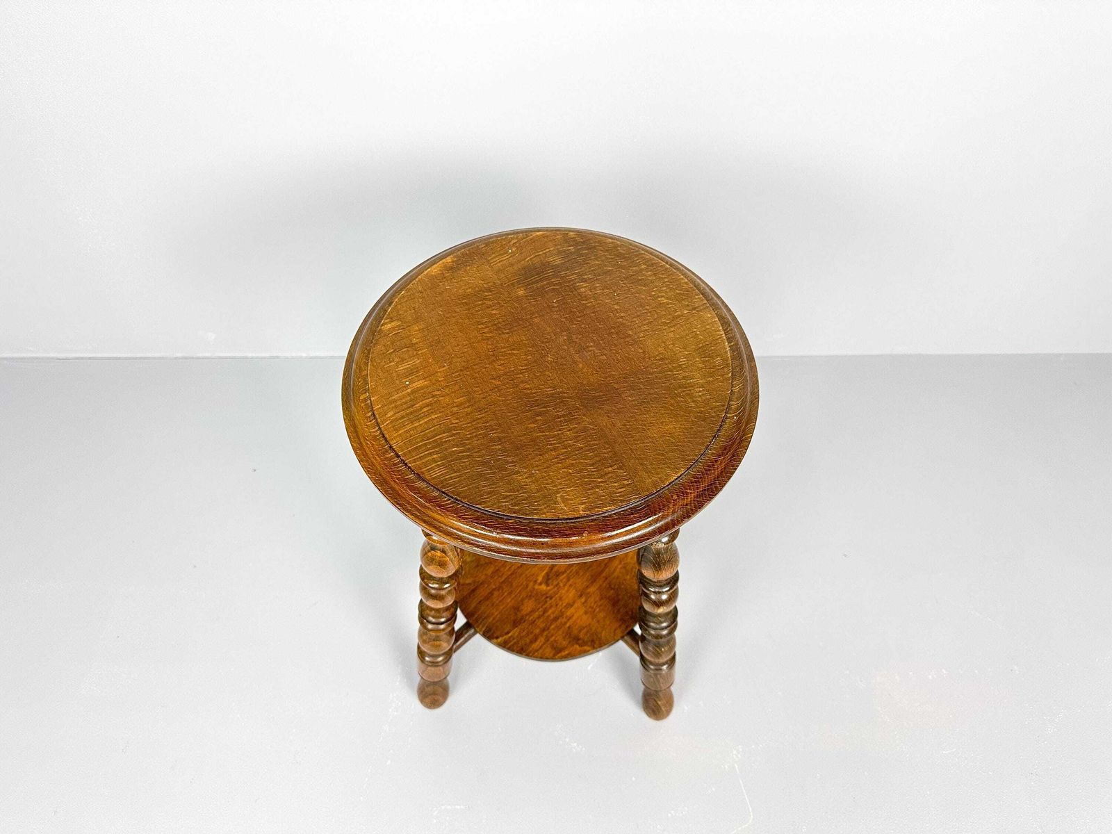Vintage Carved Stool | Farmhouse And Cottage Decor | Display Table And Plant Stand photo Furniture
