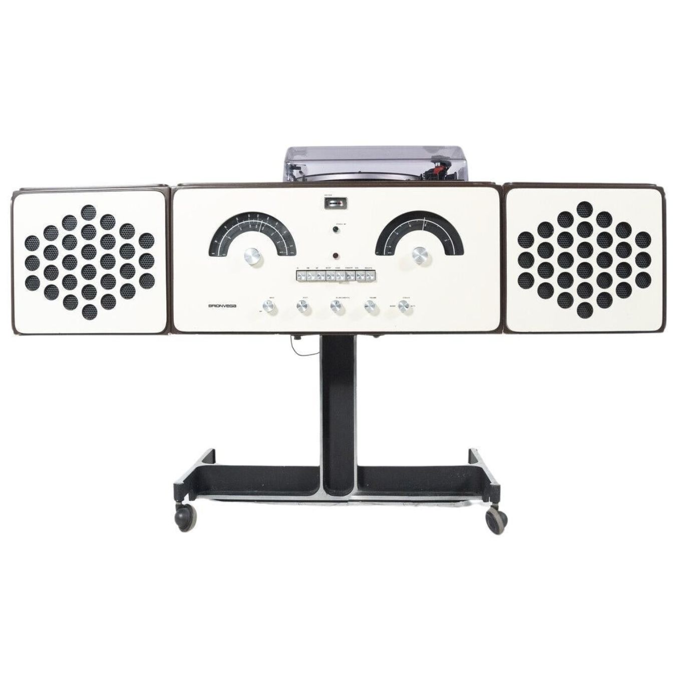White Record Player Brionvega By Achille & Pier Giacomo Castiglioni, 1960s