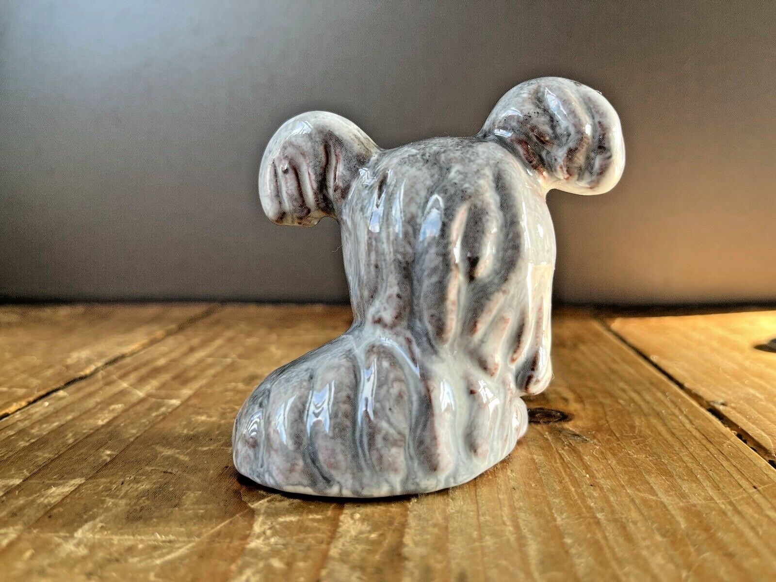 Antique Austrian Walter Bosse Pottery Ceramic Skye Terrier Dog Ornament Figurine photo 300.0