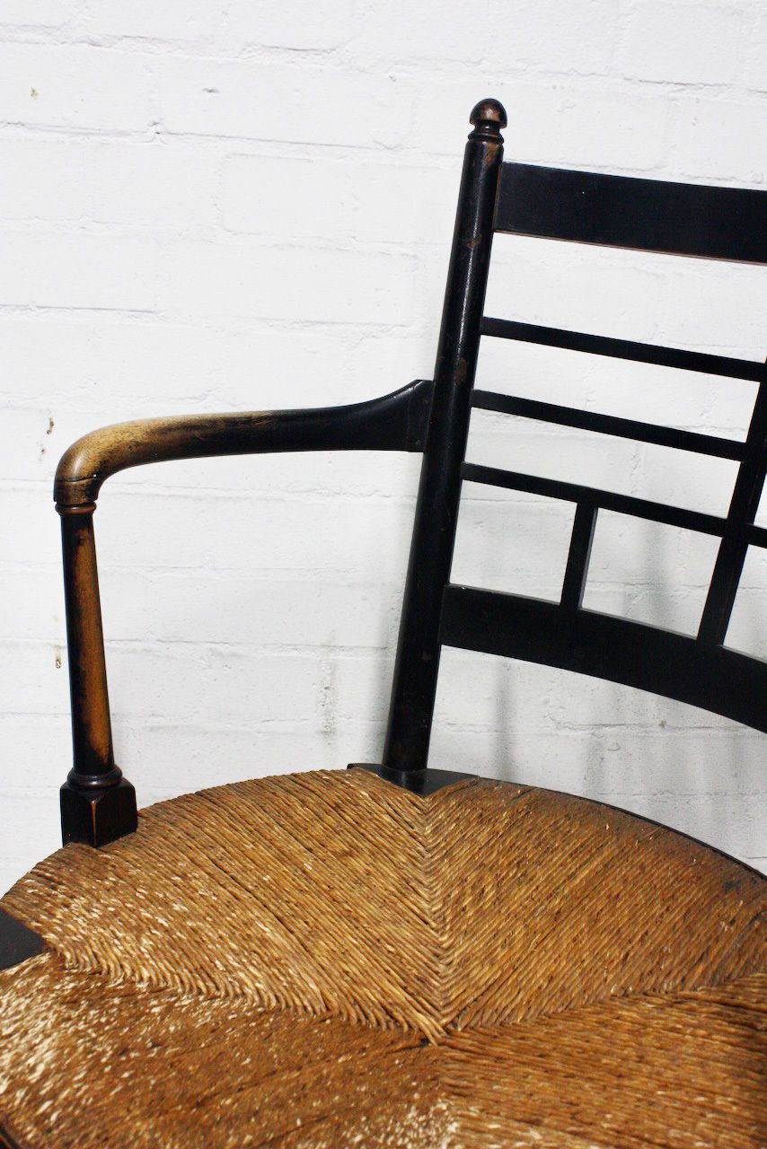 An Ebonised Ash Sussex Chair By Morris & Co photo furniture