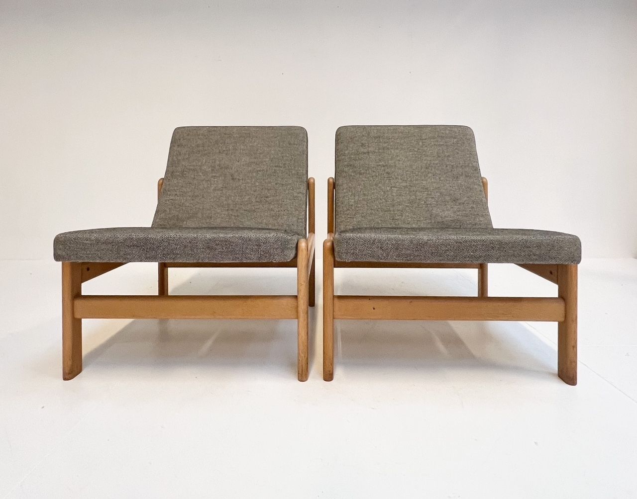 Set Of 3 Lounge Chairs/ Sofa Van Jørgen Baekmark Voor Fdb photo buy