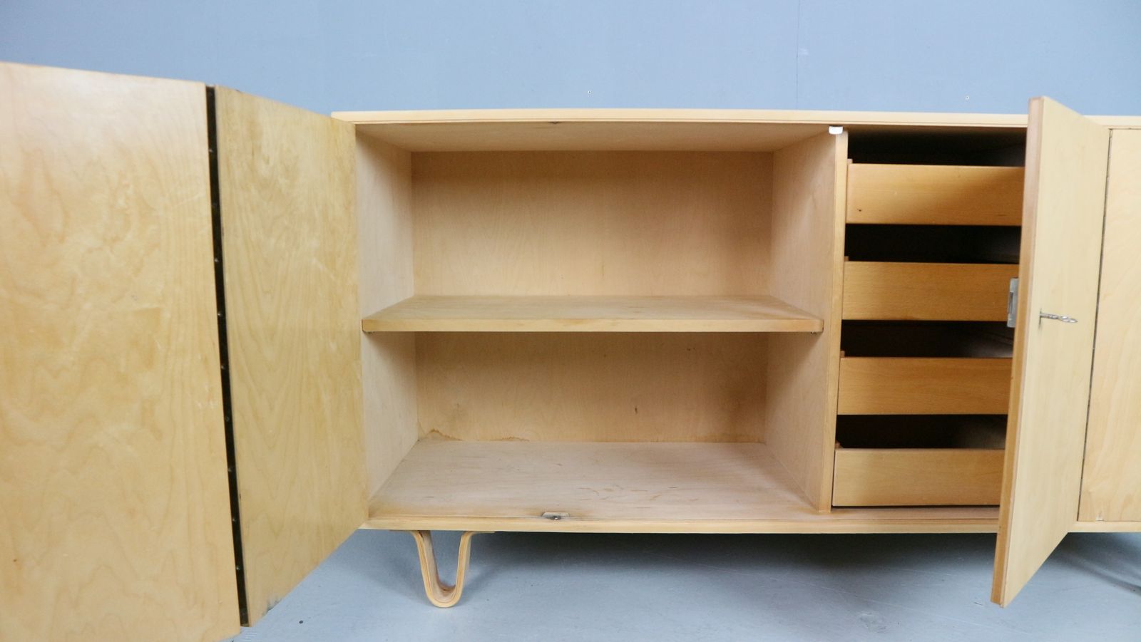 Pastoe Sideboard Db02 By Cees Braakman 1952 Birch Wood Serie photo Furniture