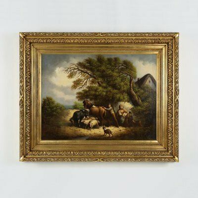 Belgian Artist, Large Baroque Scene, 1900, Oil On Canvas, Framed