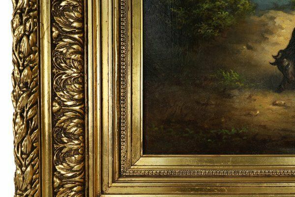 Belgian Artist, Large Baroque Scene, 1900, Oil On Canvas, Framed photo for sale