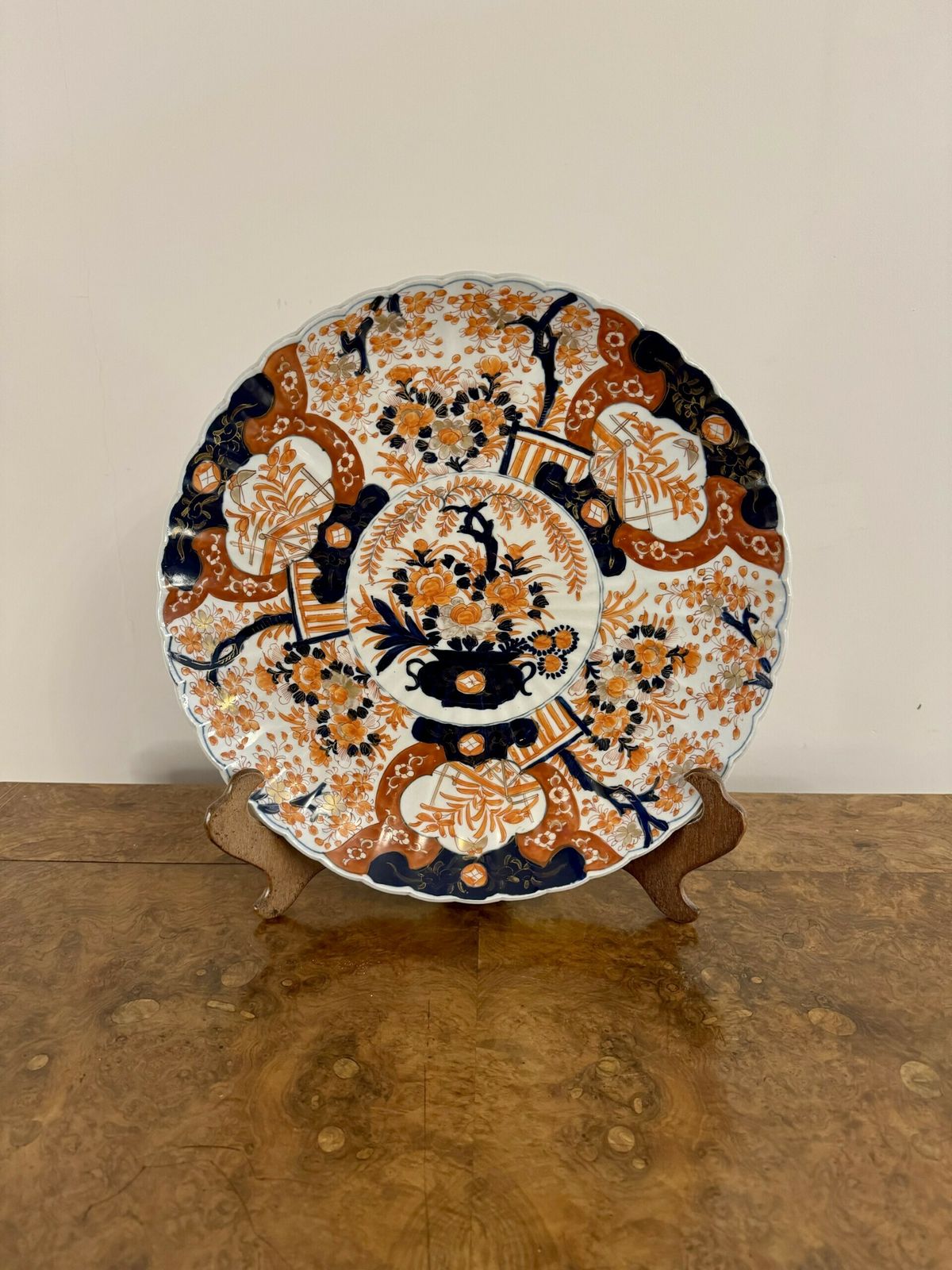 Fantastic Quality Antique Japanese Imari Large Plate