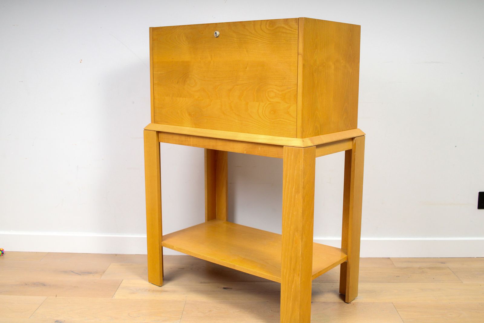 Vintage Mid Century Remploy Writing Desk/Bureau In Ash photo furniture