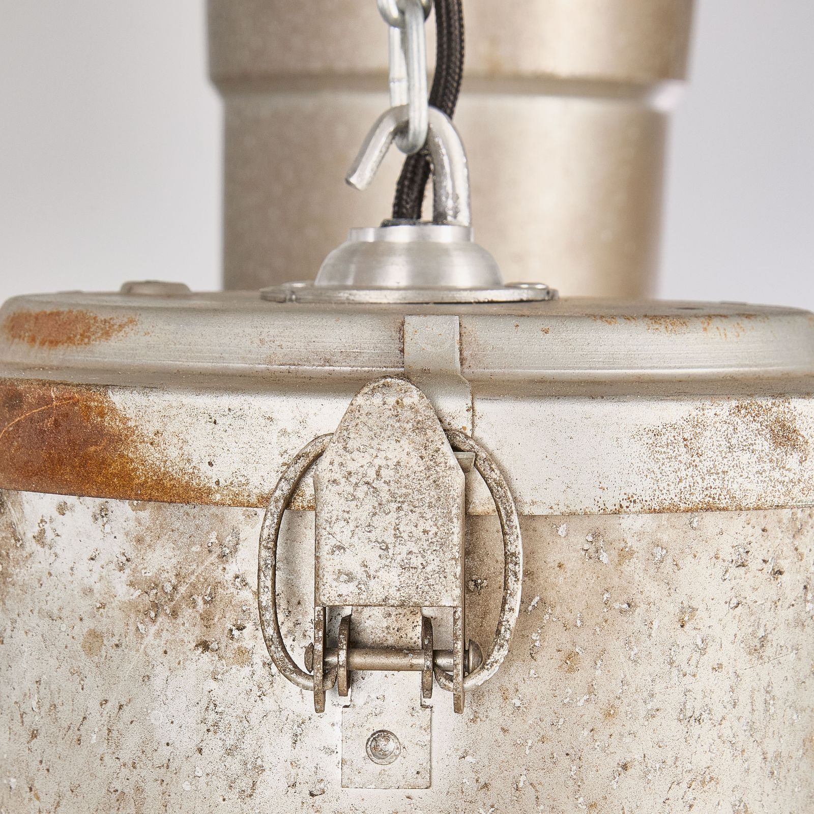 photo furniture 1960’s Large Industrial Spun Aluminium French Ceiling Pendant Lamps/Light Shades