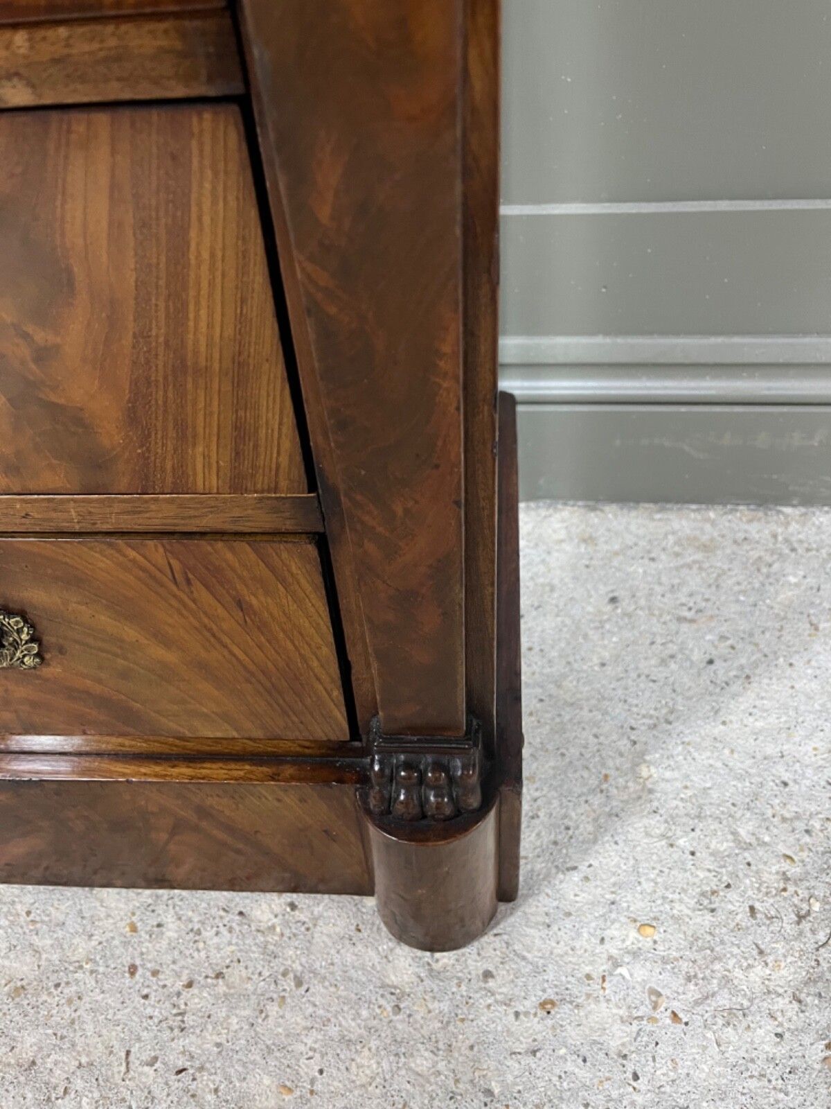 Antique Chest Of Drawers Egyptian Revival Antique Bedside Chest Marble Top photo Furniture
