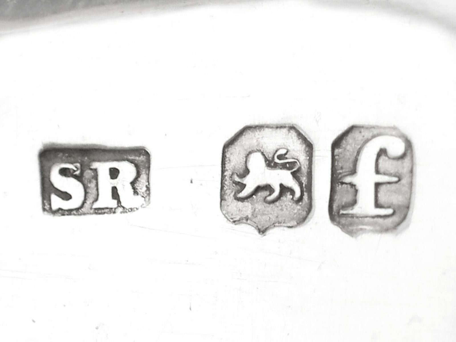 photo for sale Antique English Sterling Silver Three Piece Tea Service In The Regency Style