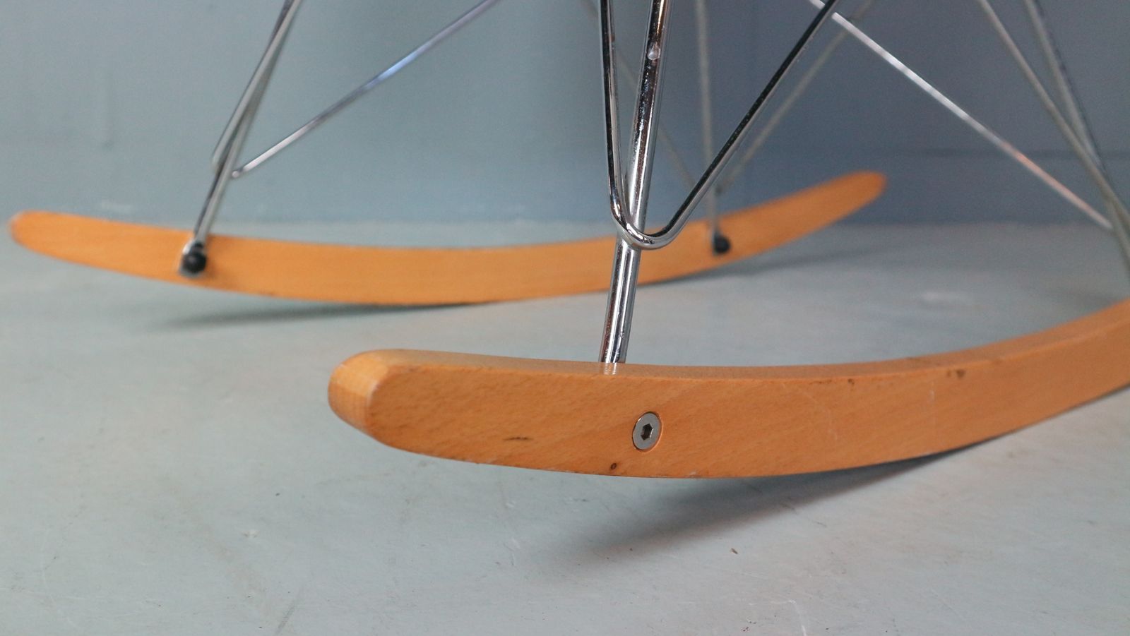 Charles & Ray Eames "Rar" Black Original Rocking Chair, 1977 photo Furniture