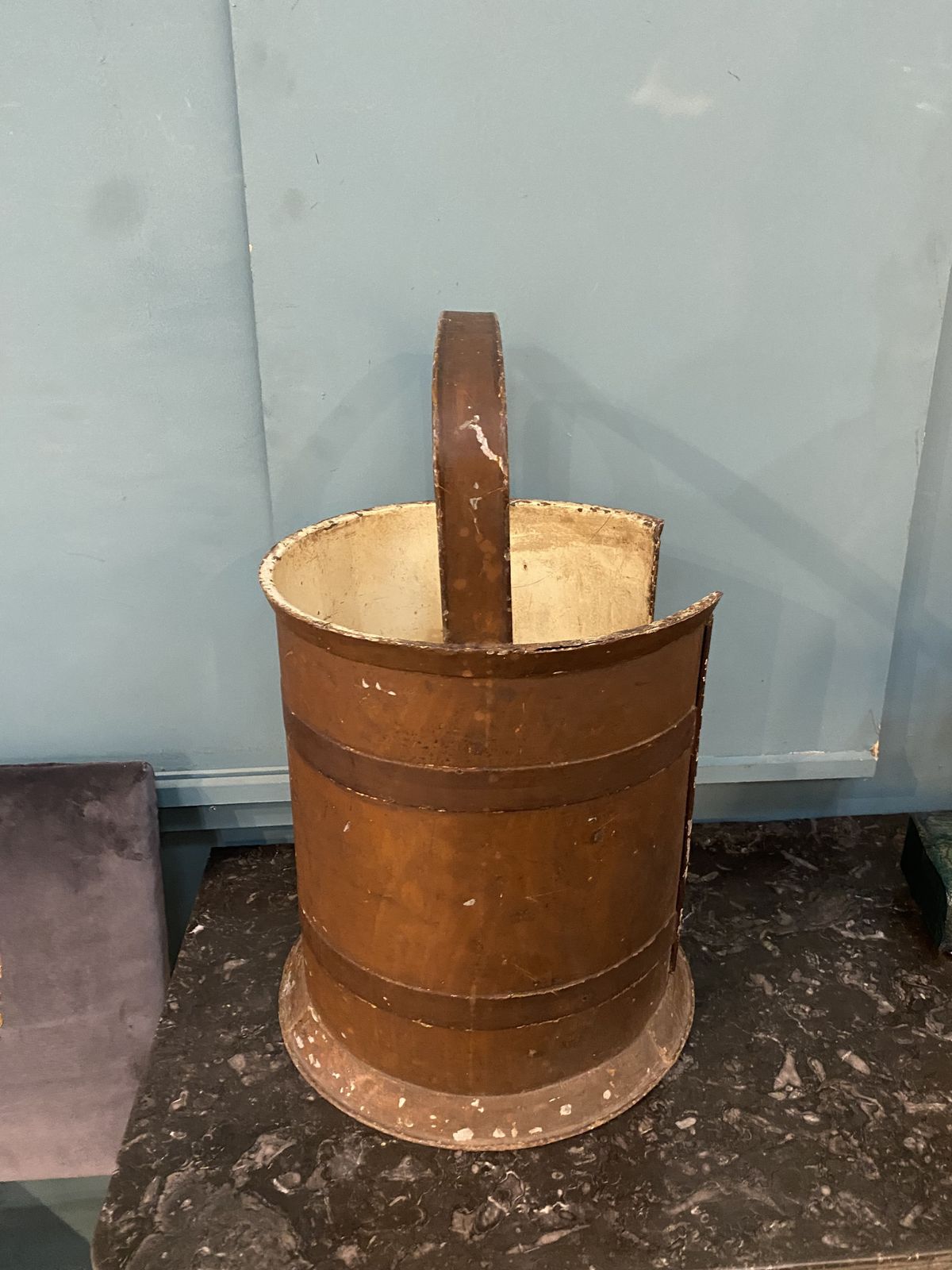 A Regency Toleware Campaign Plate Bucket Circa 1815 photo 585.0