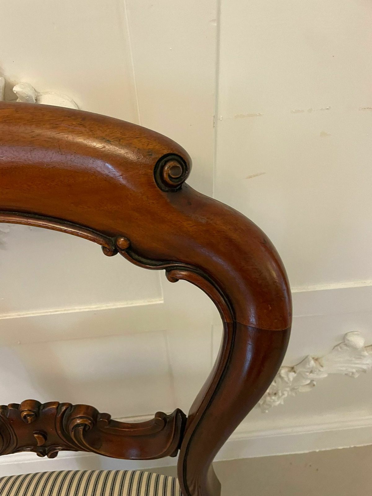 Antique 19th Century Mahogany Carved Set Of 6 Dining Chairs photo buy