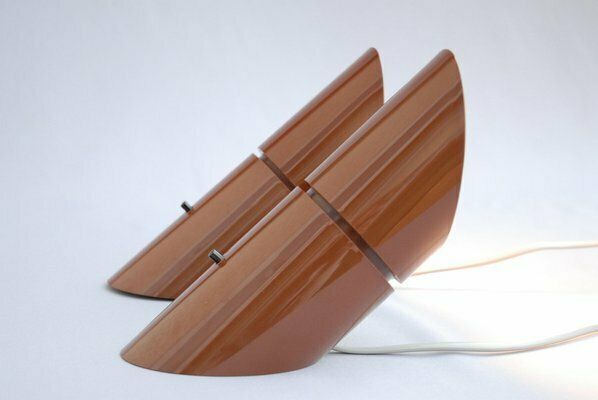Phister Wall Lamps By Hans Due For Fog & Mørup, 1970s, Set Of 2 photo for sale
