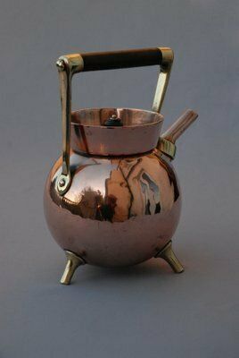 Copper And Brass Teapot By Christopher Dresser For Benham & Froud, 1885 photo for sale