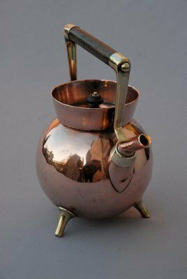 Copper And Brass Teapot By Christopher Dresser For Benham & Froud, 1885 photo Home Decor