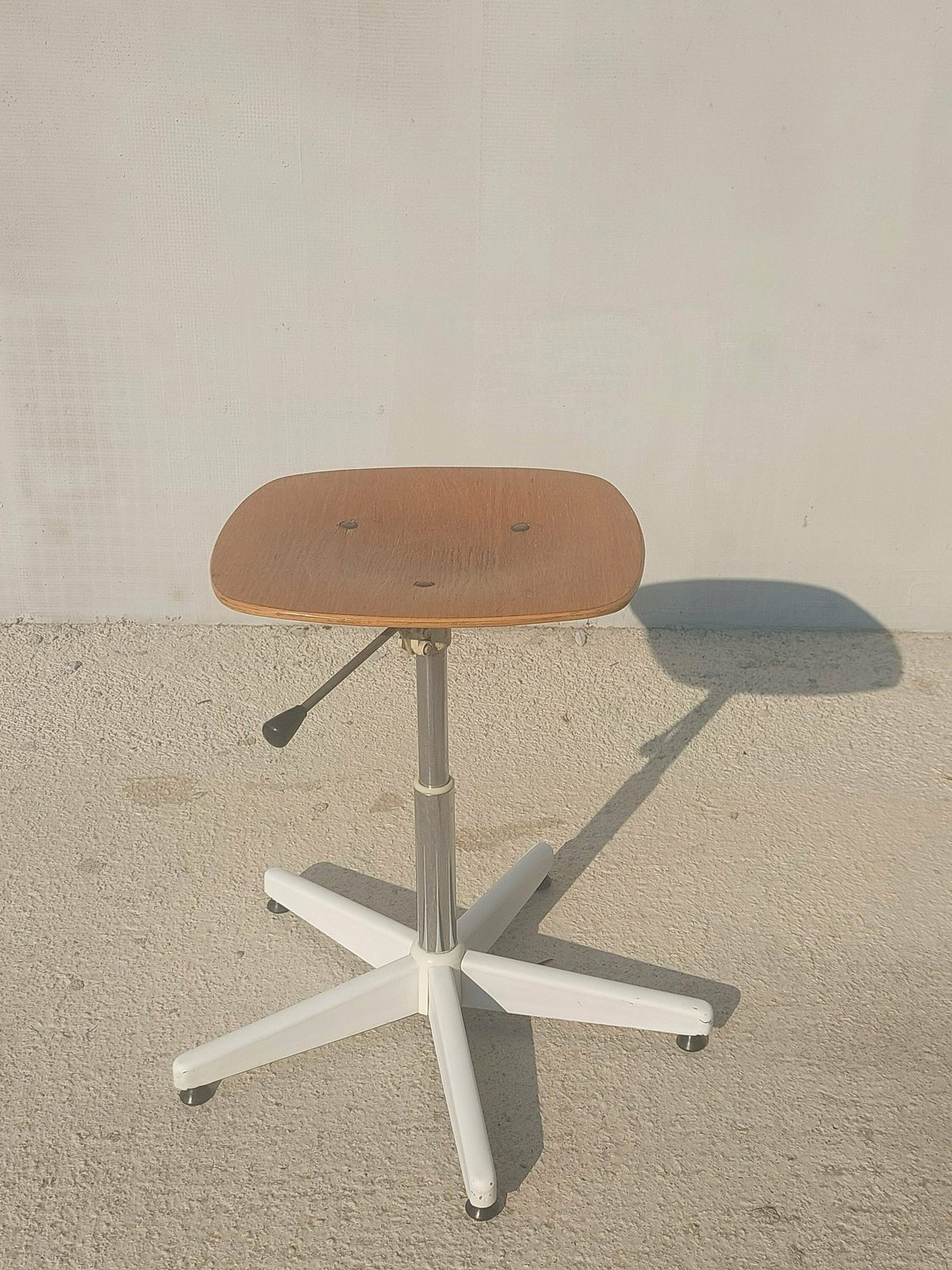 Mcm Industrial Swivel Chair/ Vintage Industrial Swivel Adjustable Chair /Mcm Interior/ Industrial Design/ Designer Chair/ Stol Kamnik /60's photo for sale