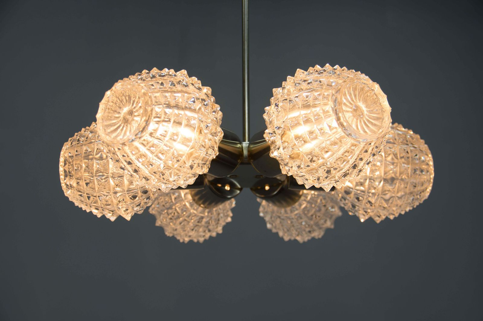 Mid Century Chandelier By Kamenicky Senov, 1970s photo for sale