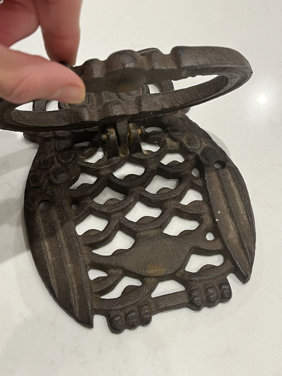 Wrought Iron Owl Door Knocker photo furniture