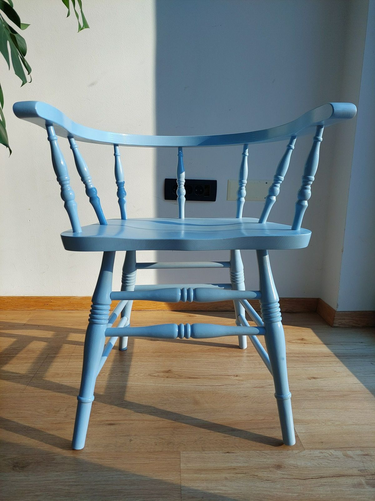 Vintage Dining Chair/Vintage Farmhouse Chair/Chic Farmhouse/Vintage Cottage Chair/Massive Chair/Solid Wood Chair/Rustic Design/ 1995's photo vintage