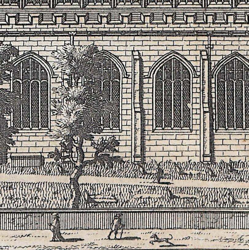 Pieter Van Der Aa, Great St Mary's, Cambridge Engraving Pieter Van Der Aa After David Loggan 1727 photo 286.0
