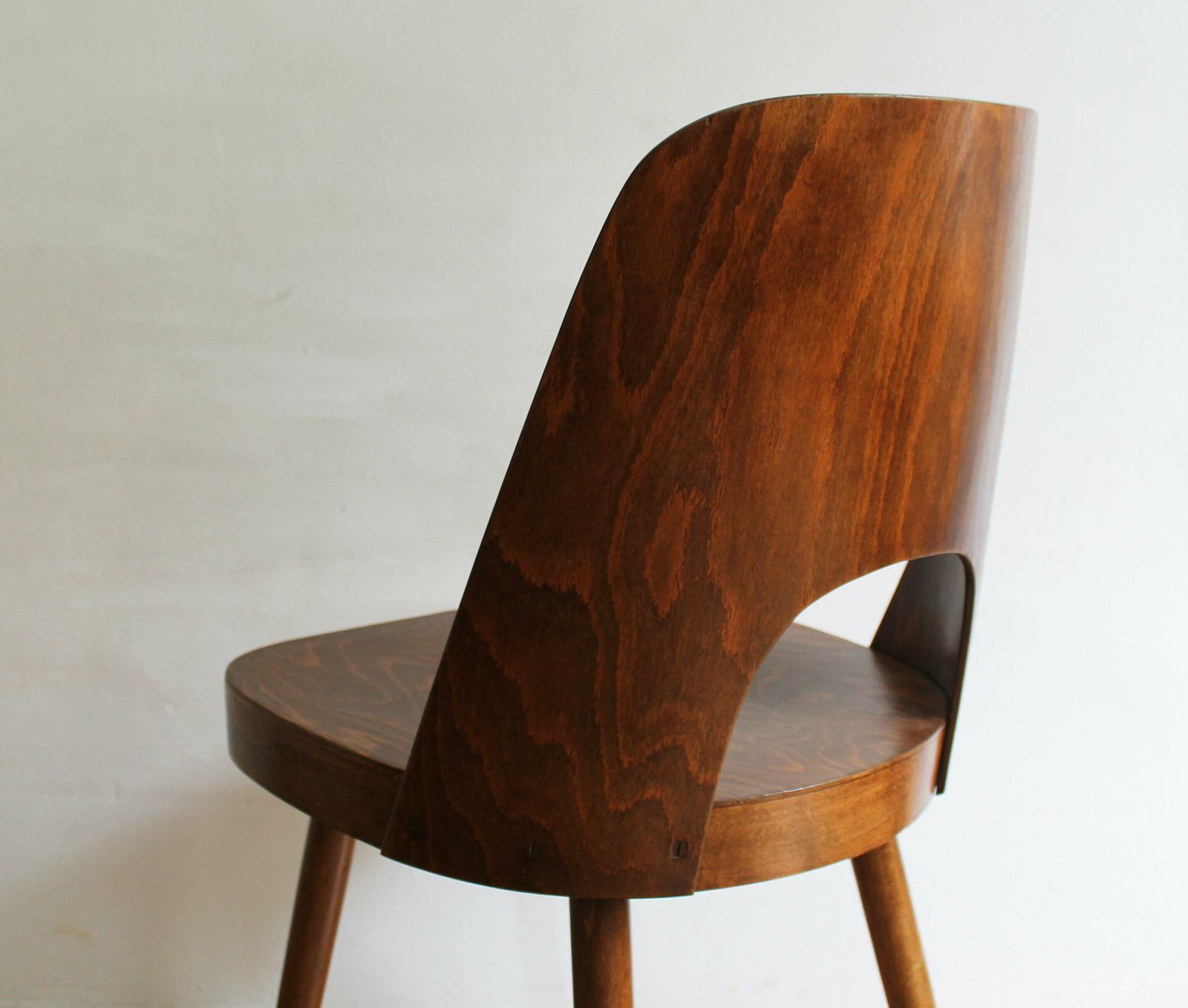 Furniture Mid Century Dining Chair No.515 By Oswald Haerdtl For Ton Company photo