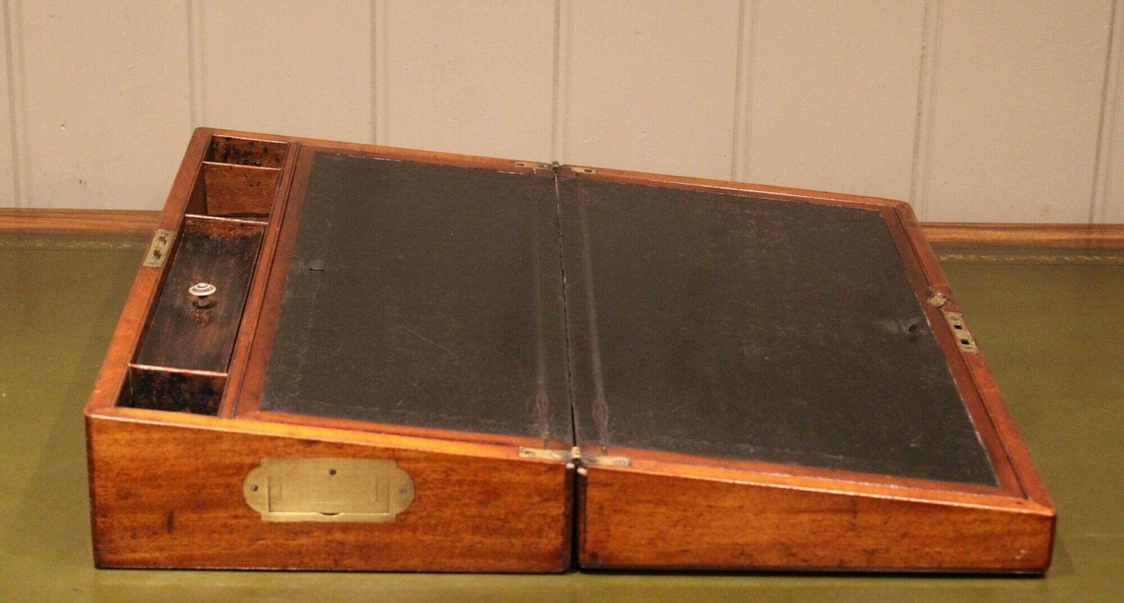Late 19th Century Mahogany Writing Slope photo 225.0