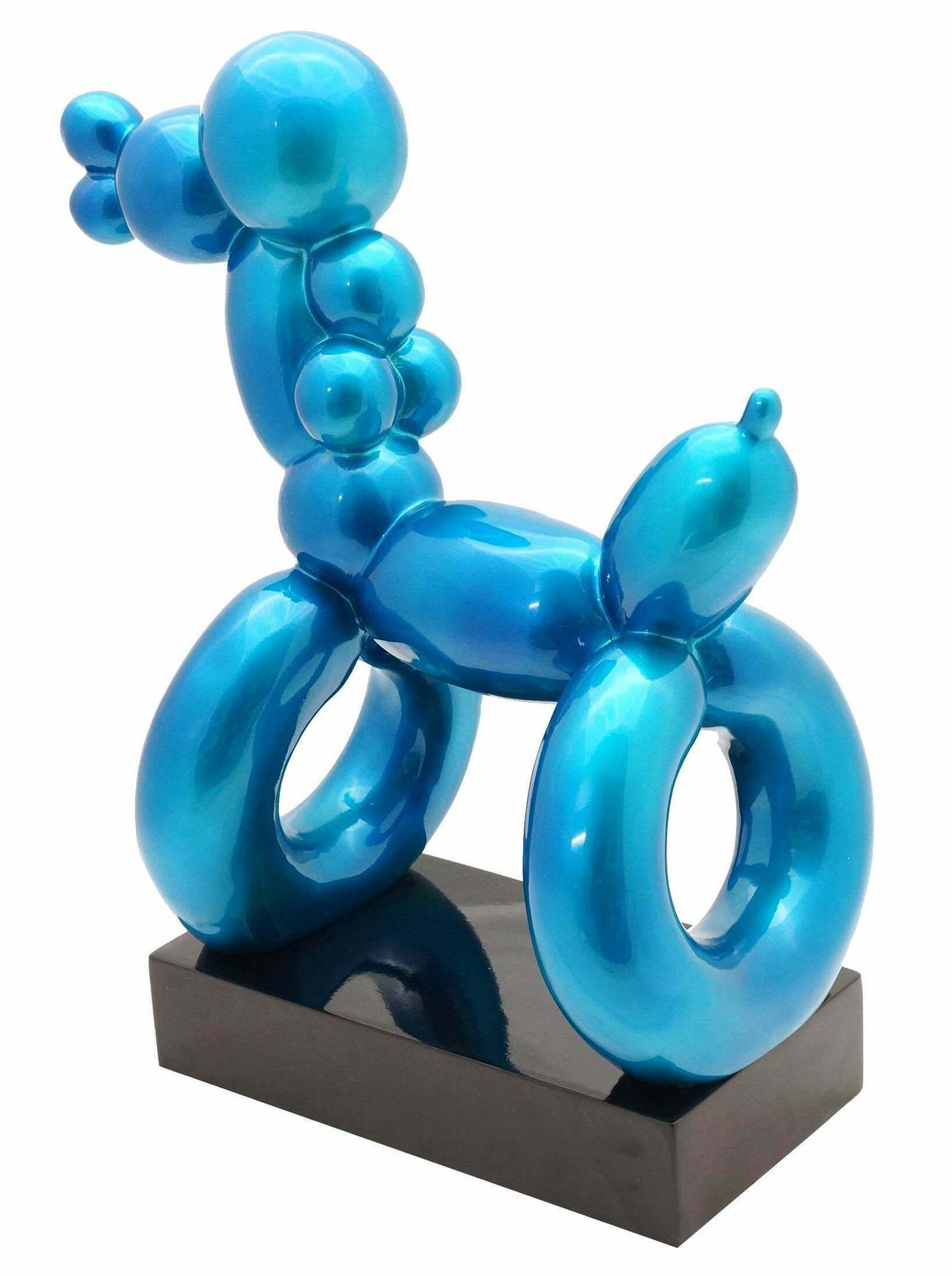 Fibreglass Sculpture Of A Balloon Dog, Contemporary Art, 21st Century. photo vinterior