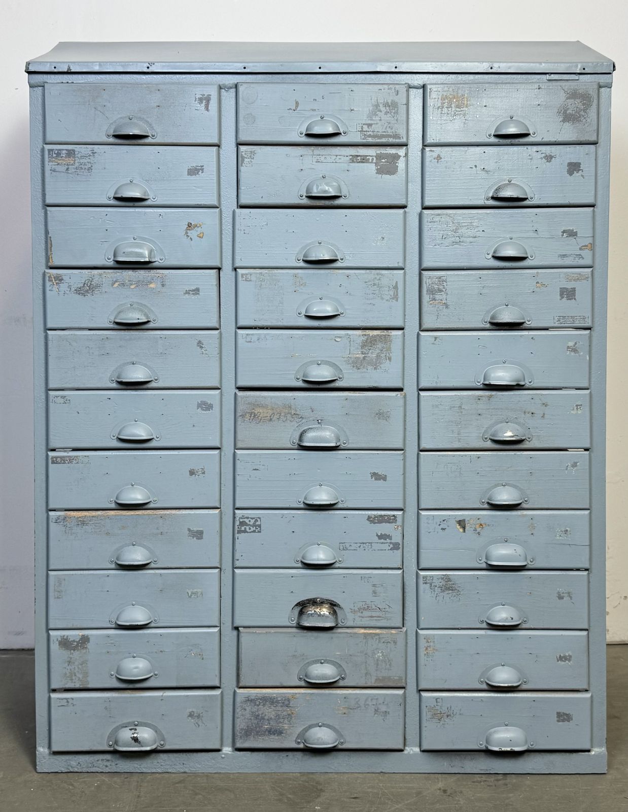 Grey Industrial Chest Of Drawers, 1960s, 2x photo buy