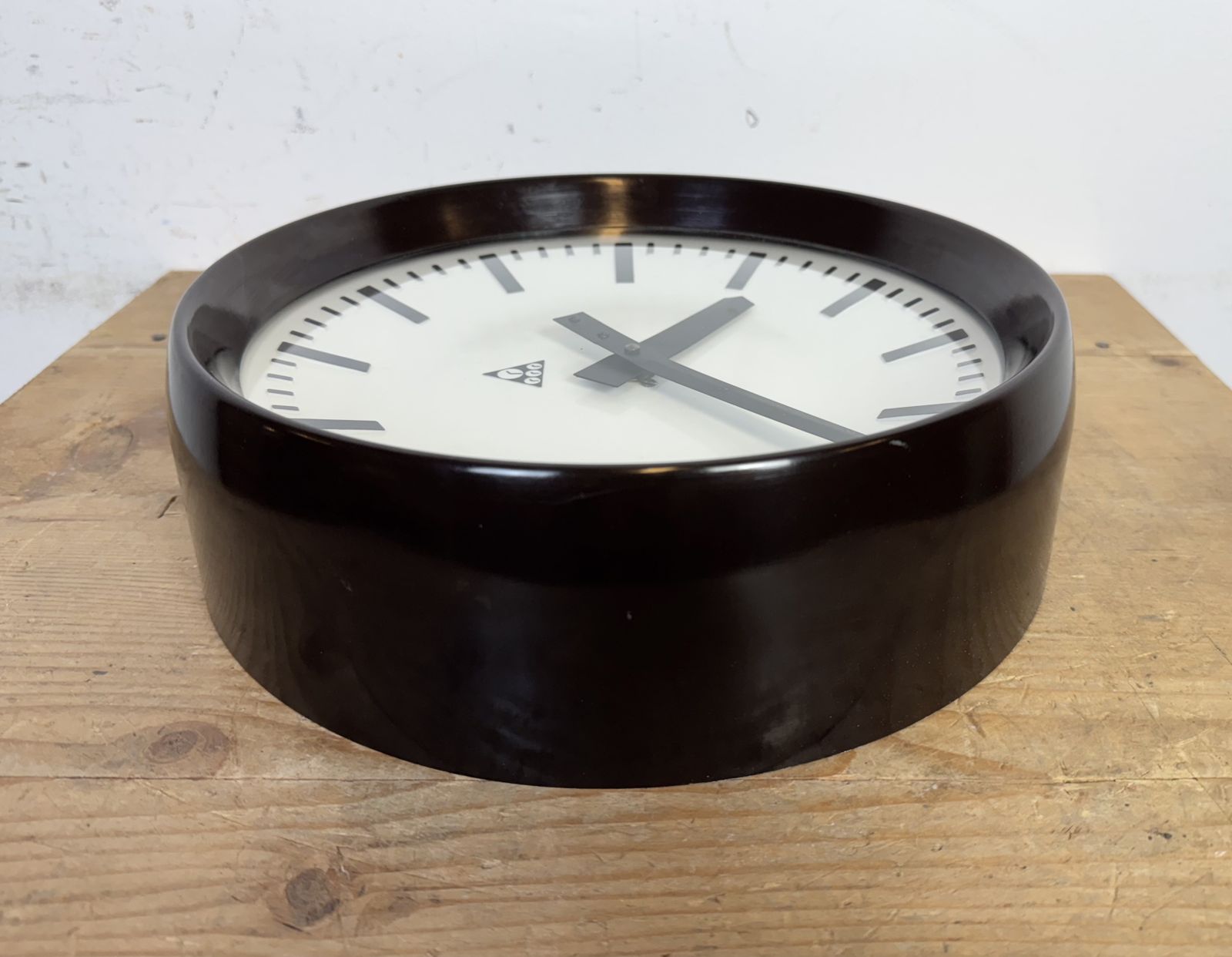 photo for sale Industrial Bakelite Factory Wall Clock From Pragotron, 1960s, 9x
