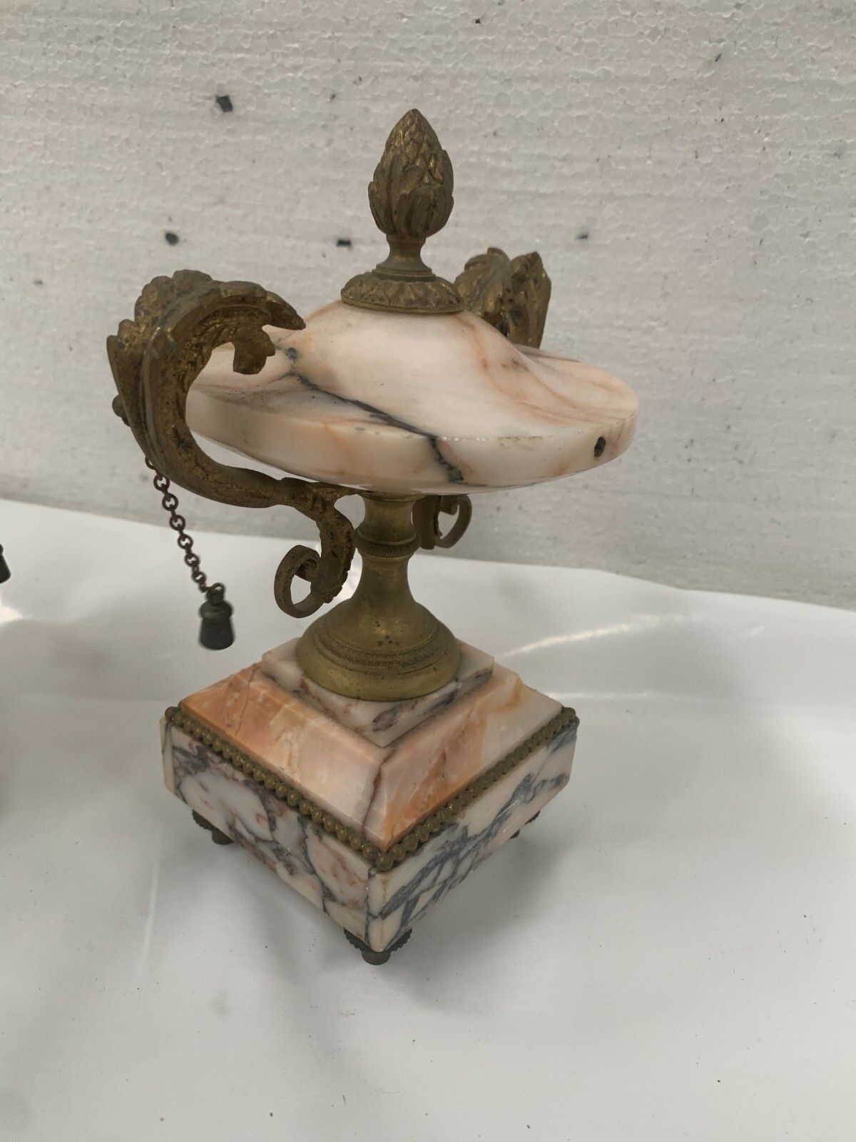 Louis XVI Style Three Piece Chiseled Bronze Fireplace Trim photo 585.225