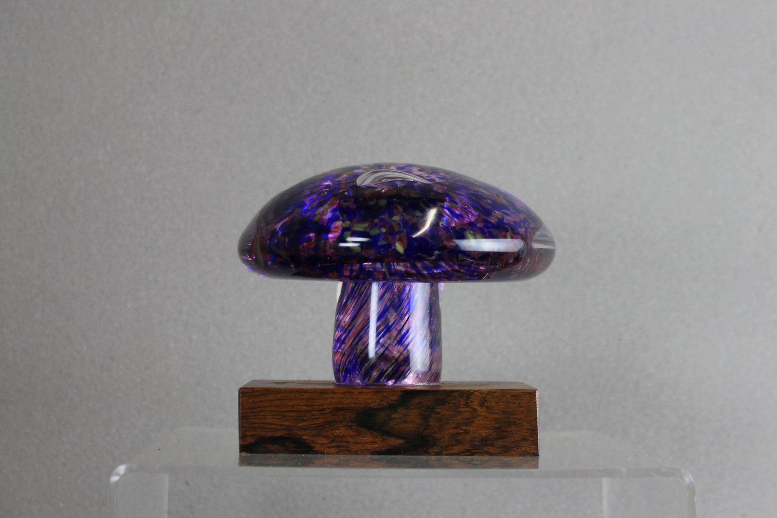 Pair Mid 1970’s Royal Krona Glass Paperweights By Bengt Edenfalk photo Home Decor