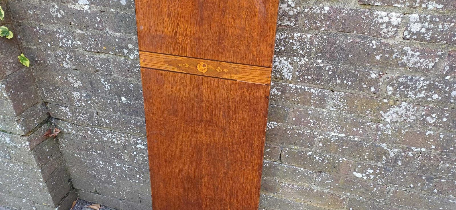 Beautiful 1920s Decorative Wooden Inlaid Oak Veneer Panel – Vintage Wall Art photo for sale
