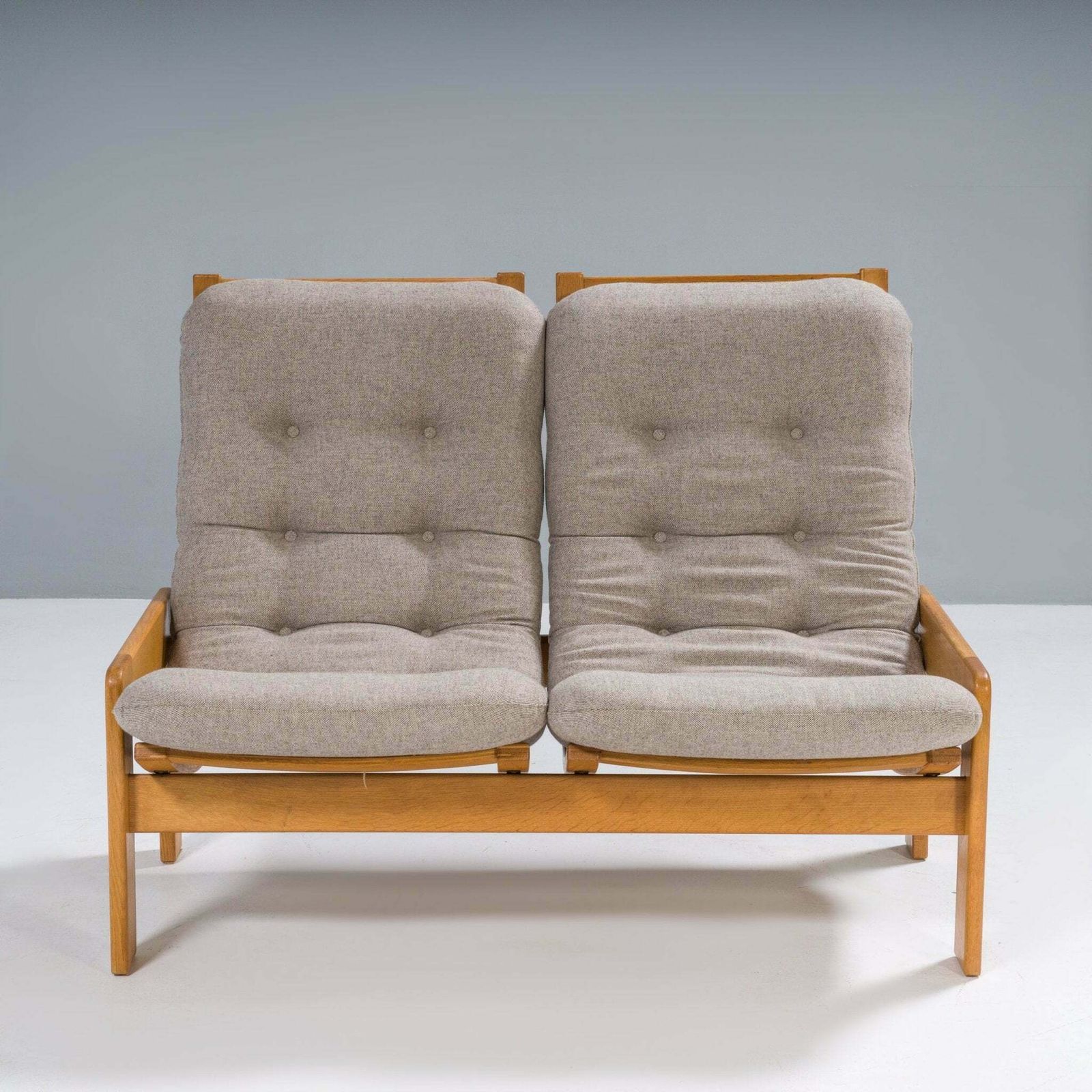 Yngve Ekström For Swedese Set Of Single Sofa And Footstool, 1960s photo vintage