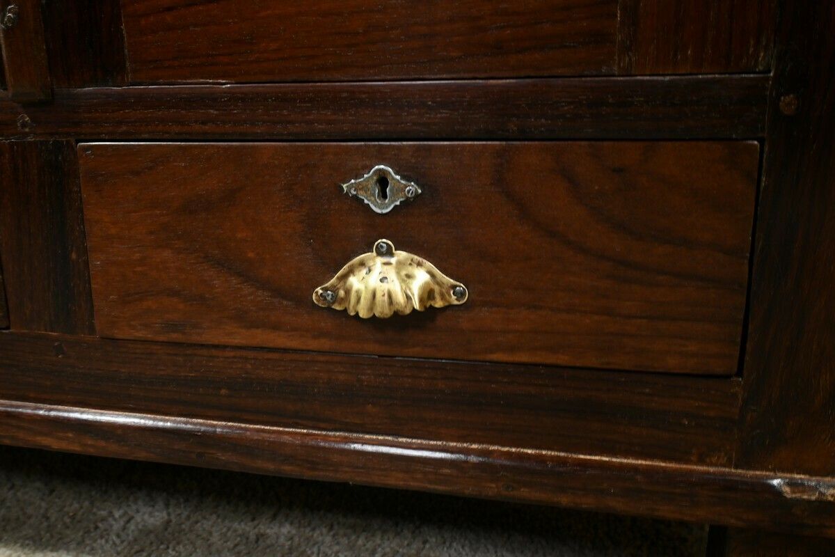 photo furniture Pondicherry Spice Cabinet, In Teak And Rosewood – 1900