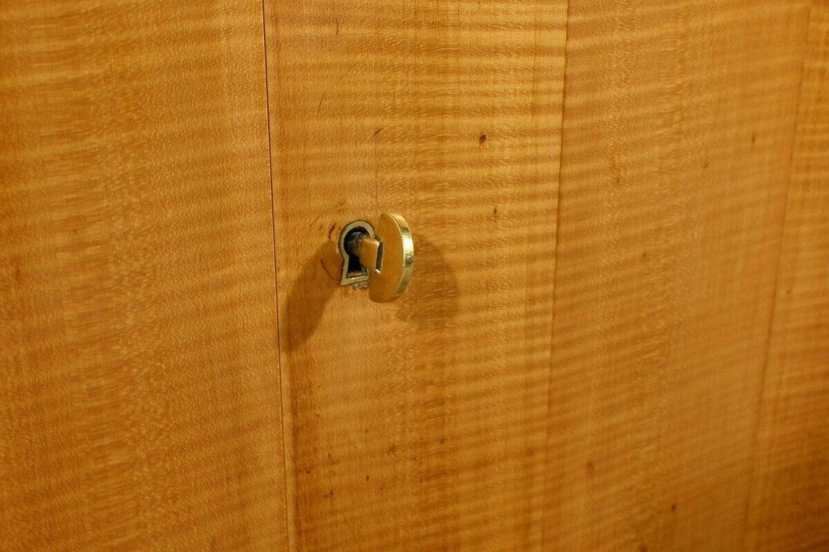photo buy Lemonwood Secretary, Art Deco Style – 1950