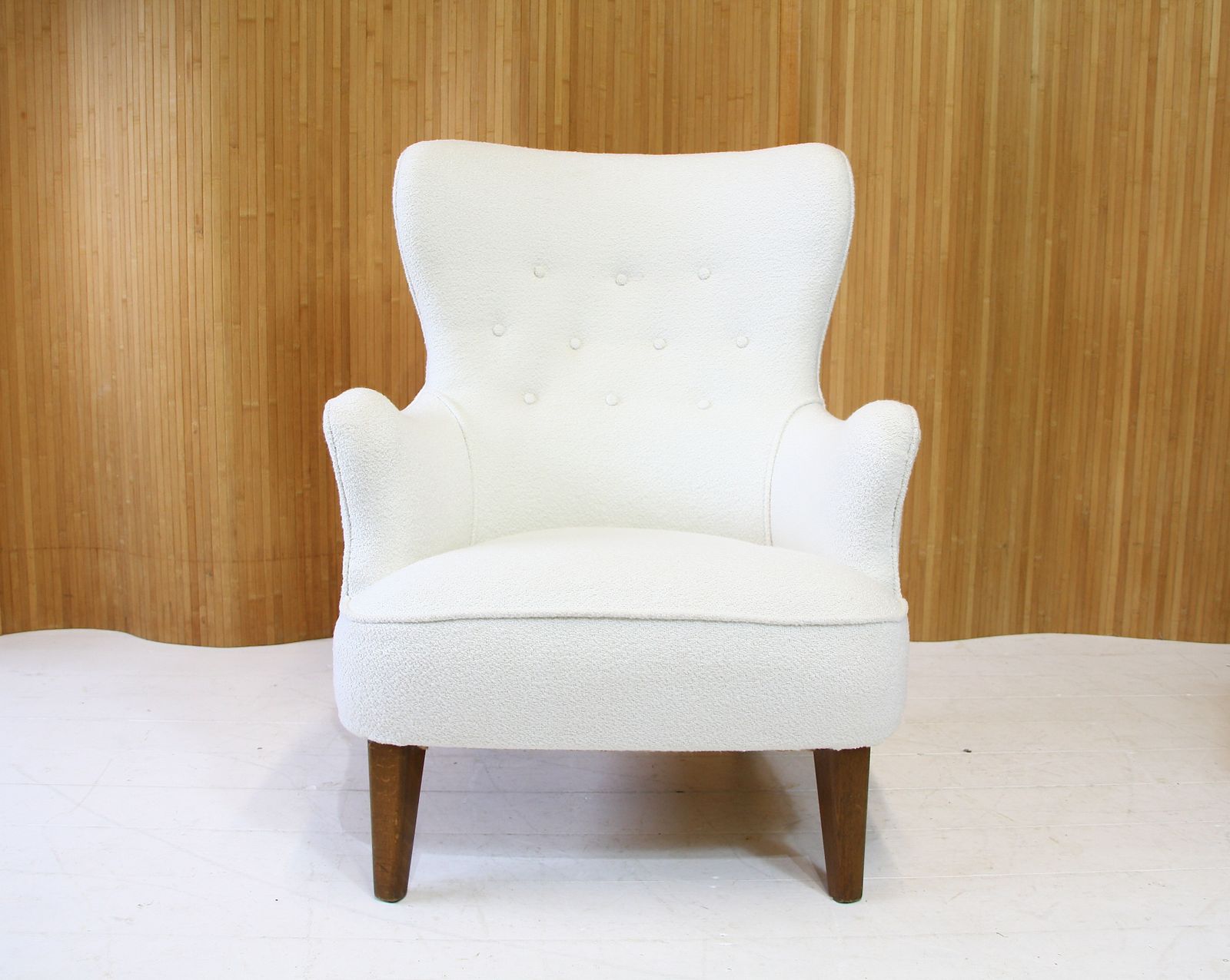 1950s Armchair In Bouclè By Theo Ruth For Artifort photo vinterior