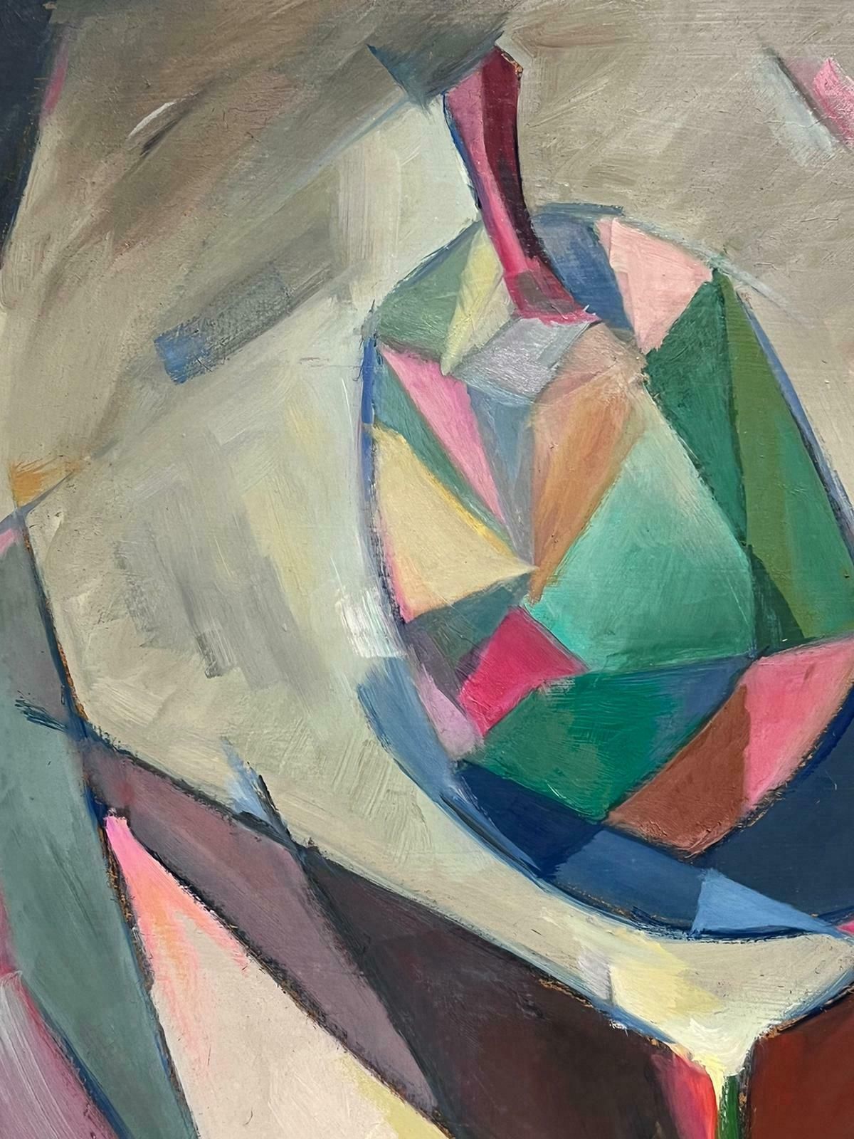 Paul Louis Bolot (French 1918 2003)20th Century French Cubist Still Life Oil Painting Apple Fruit1981 photo 918.0