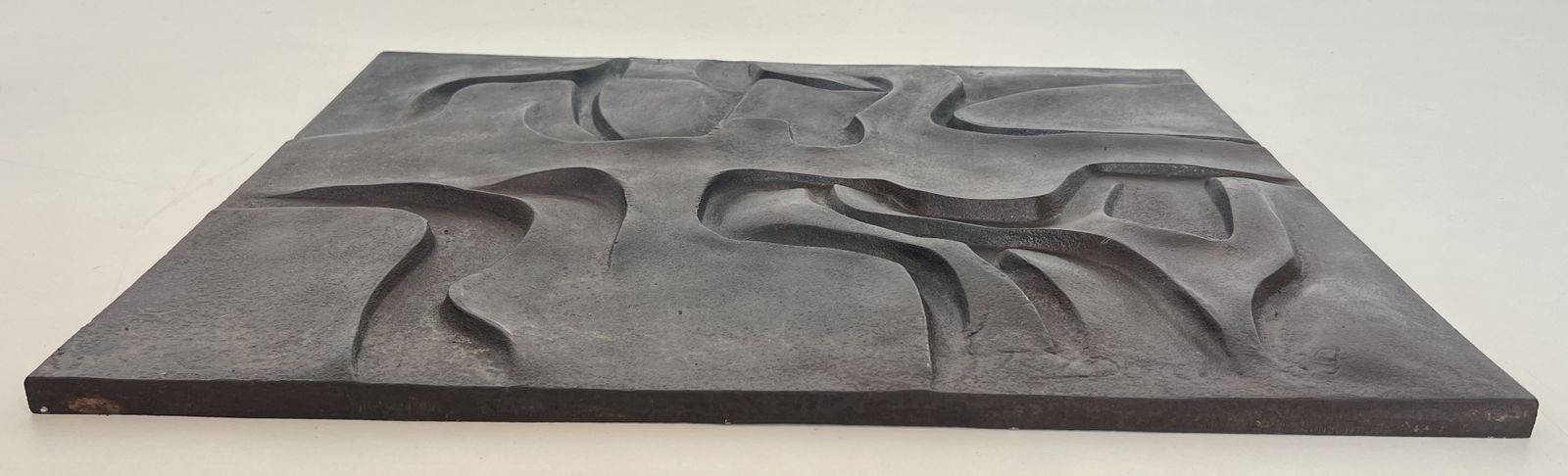 Home Fixtures Modernist Cast Iron Fireplace Plate photo