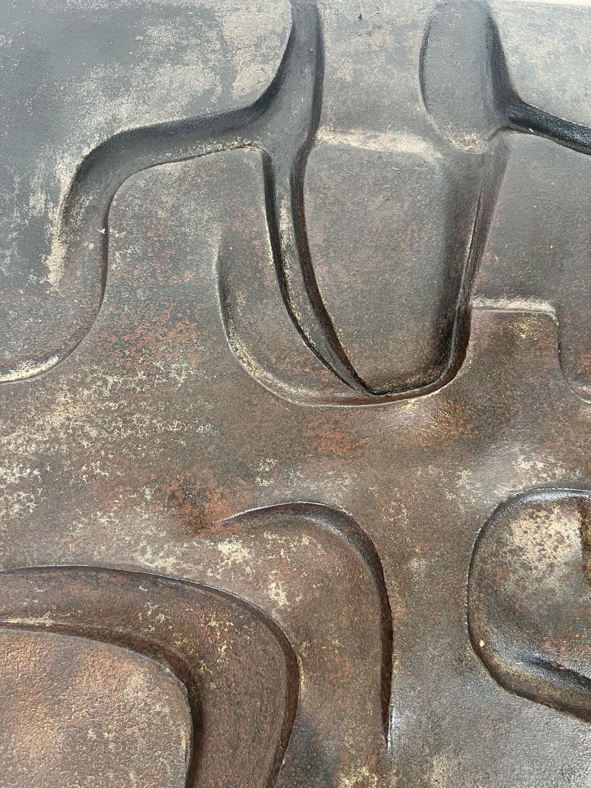 photo buy Modernist Cast Iron Fireplace Plate