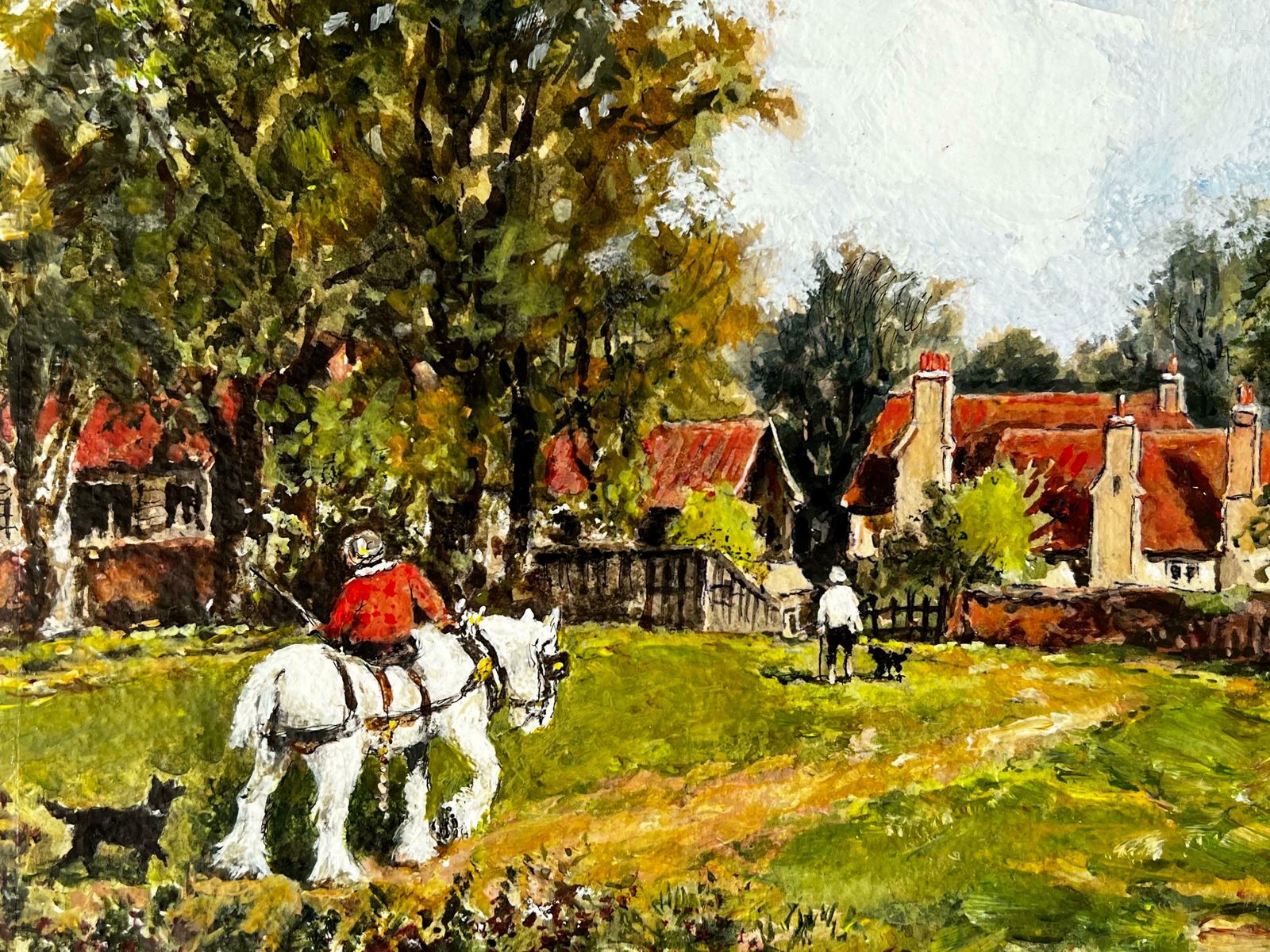 Norman A Olleyan Warm October Day At The British Manor Farm photo for sale