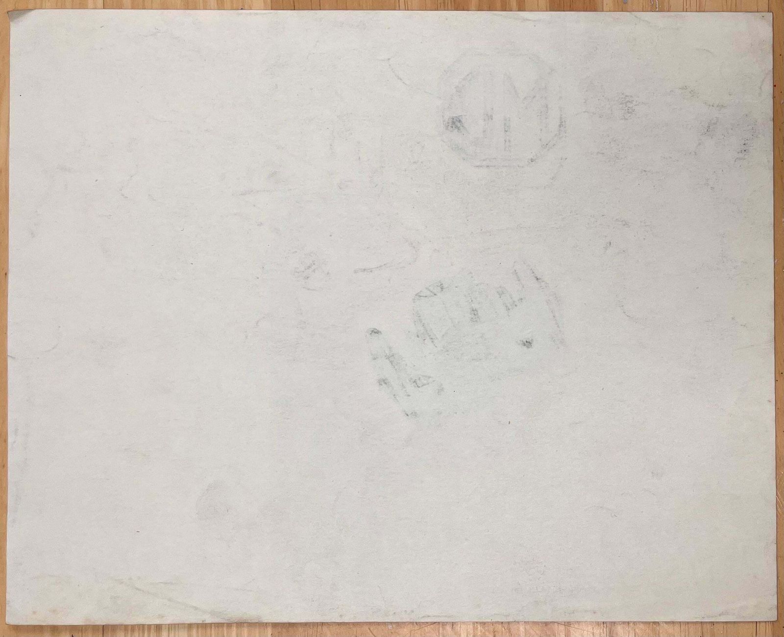 K.B. Whitemg Sports Car And Logo Pencil Illustrationearly 20th Century photo vinterior