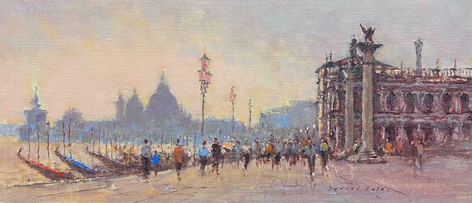 Sydney Foleythe Grand Canal Venice British Signed Impressionist Oil Painting Listed Artist