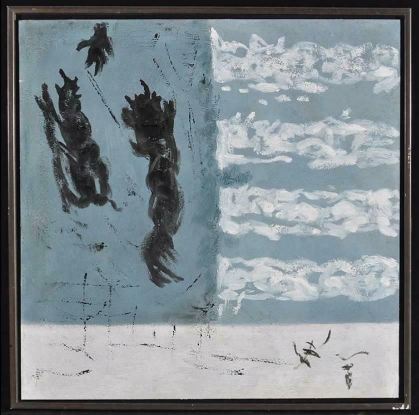 Lily Huanglarge 20th Century Modernist Abstract Oil Painting By Lily Huangc.1990