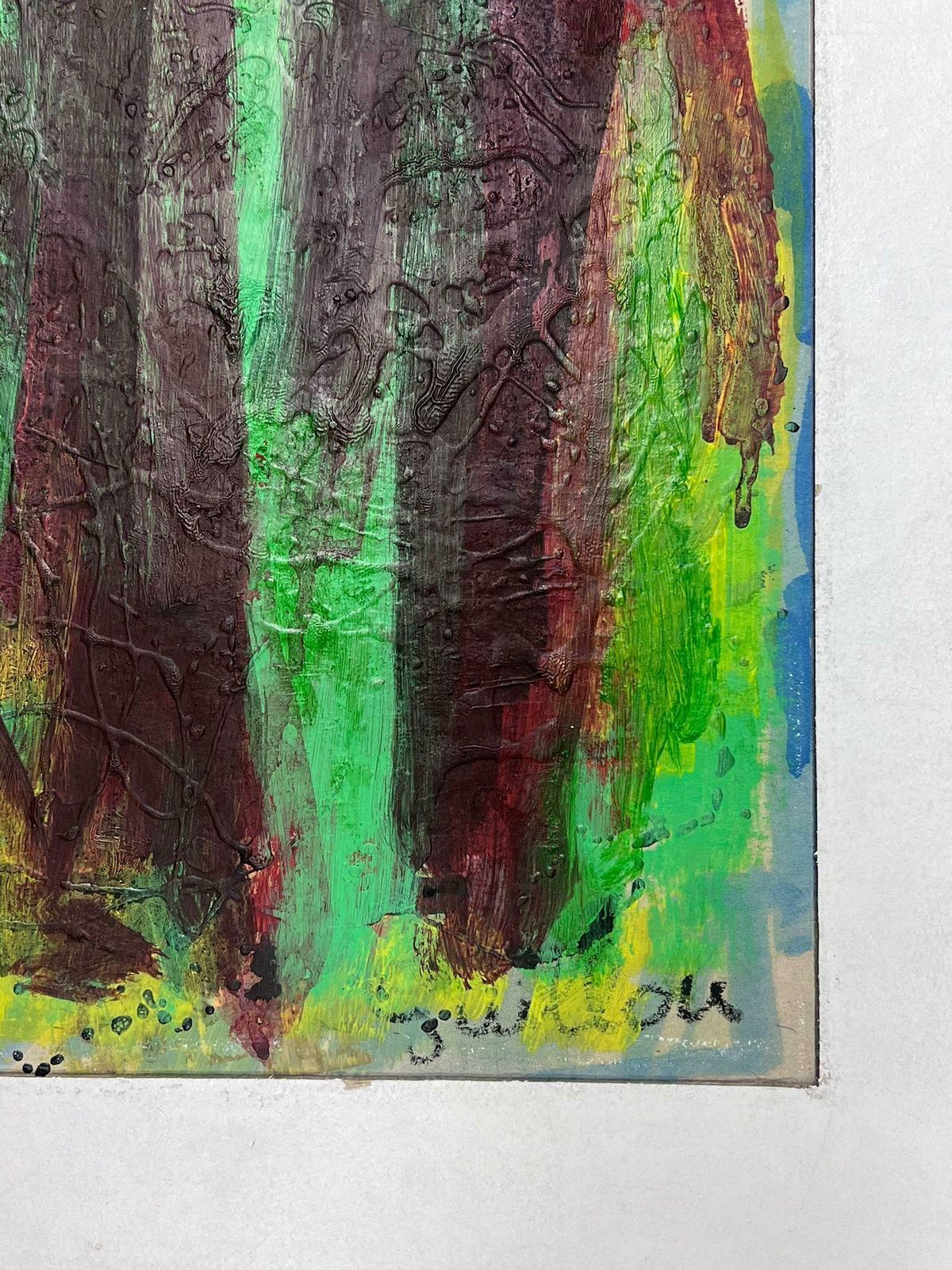 Andre Guilloufrench Expressionist Abstract 20th Century Oil Painting Blaze Of Colors photo Art